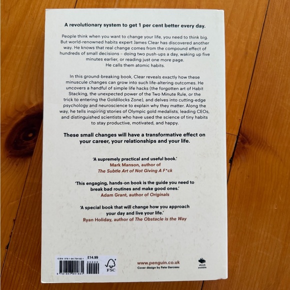 Atomic Habits Book - Picture 2 of 2